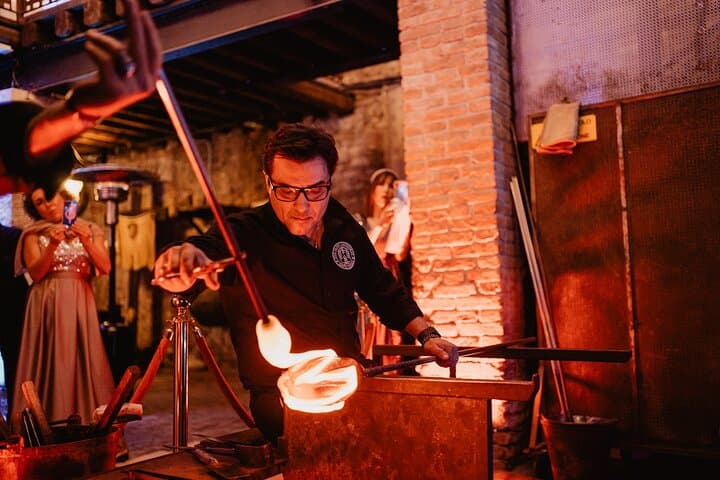 Murano Glass Blowing Demonstration - The Glass Cathedral