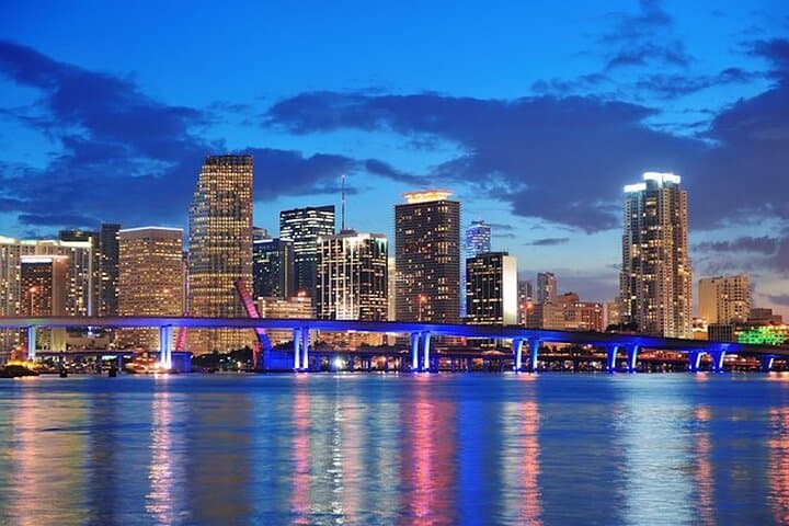 Miami Skyline Cruise Biscayne Bay Views & City Lights